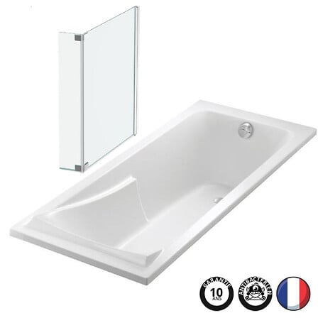 JACOB DELAFON Baignoire droite Corvette confort...