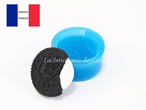 Moule silicone gateau biscuit oréo croqué pour ...