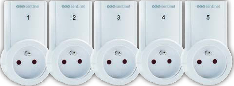 LOT 5 PRISES TÉLÉCOMMANDÉES + 2 TÉLÉCOMMANDES