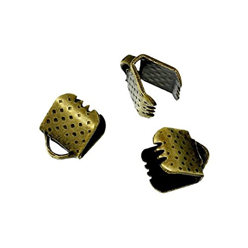 - 300 embouts griffe 6mm bronze