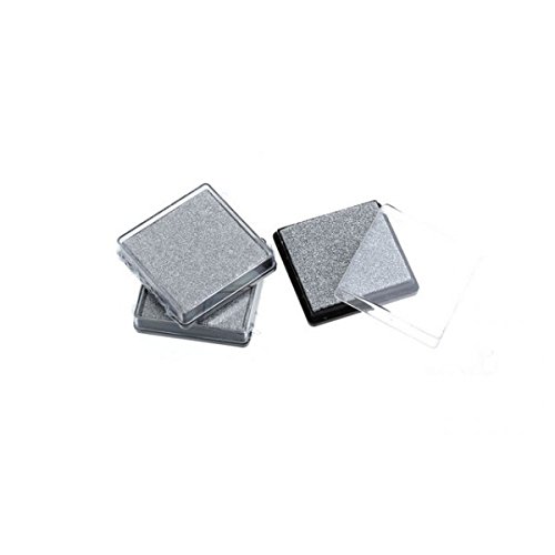 - encreur carré pour tampon couleur argent