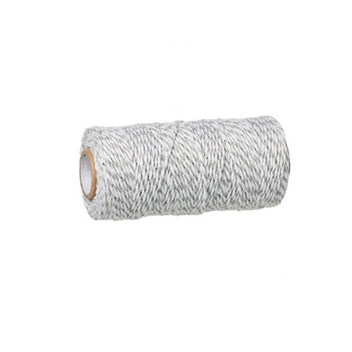 - 100m bobine ficelle style baker's twine gris ...