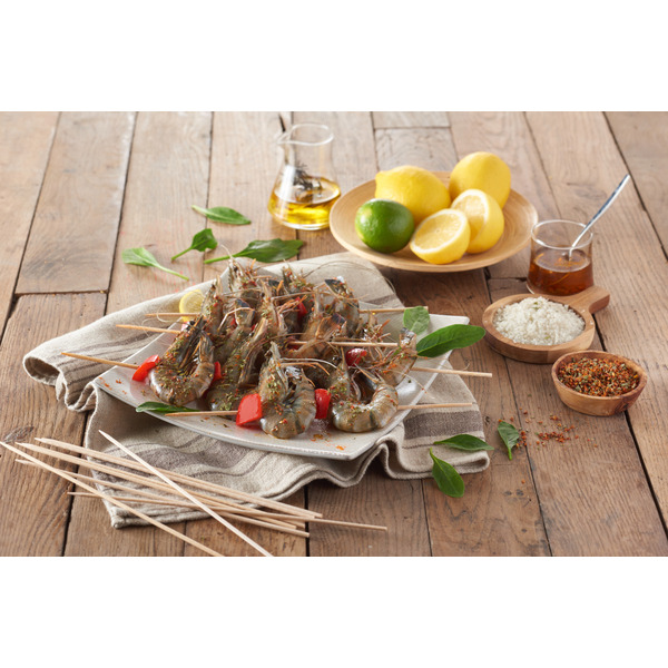  Gambas Entières Crues Surgelées code EAN 3701102201117 