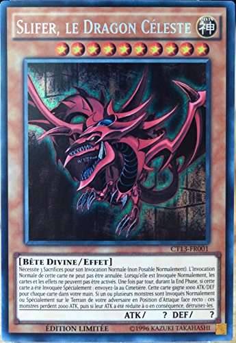 carte Yu-Gi-Oh CT13-FR001 Slifer. le Dragon Cél...