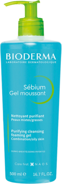  Bioderma Sebium Gel Nettoyant Purifiant Visage Peau Mixte, Grasse  code EAN 3701129803400 