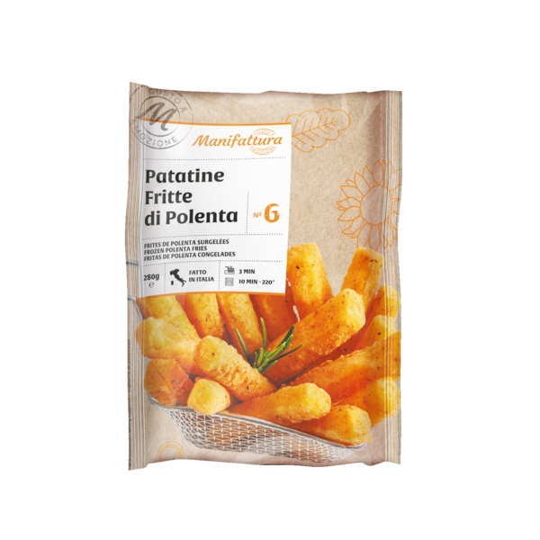MANIFATTURA FRITES DE POLENTA SURGELÉES 
 code EAN 3701192501234 