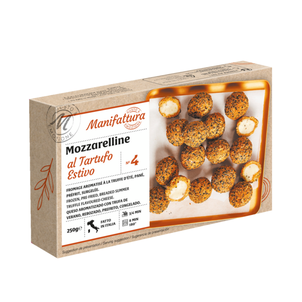 MOZZARELLINE À LA TRUFFE D'ÉTÉ 0,2% SURGELÉS 
