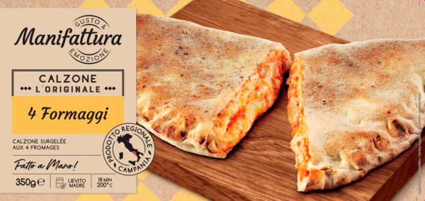  Pizza Calzone 4 Fromages Surgelée Manifattura code EAN 3701192503672 