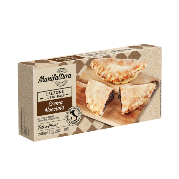 MANIFATTURA CALZONE SURGELÉE CHOCOLAT NOISETTE
 code EAN 3701192504228 