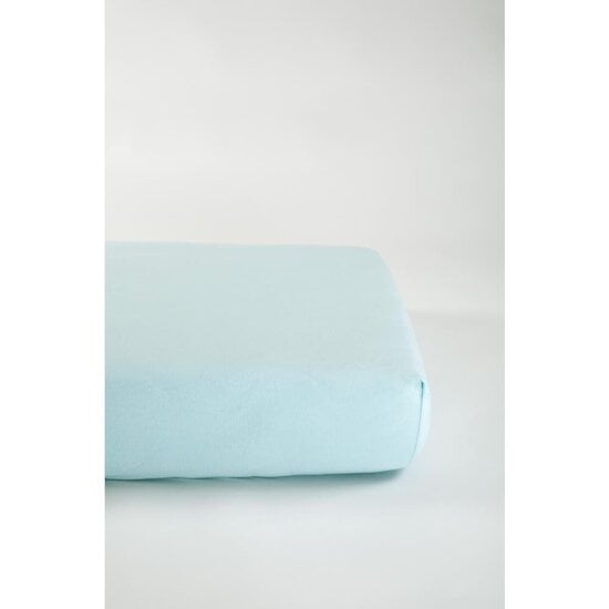  Kadolis Drap housse en coton bio pour lit bébé Bleu Céladon  code EAN 3701205515135 