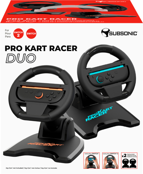 Le Volant Switch Prokart Racer Duo + Le Jeu Swi...