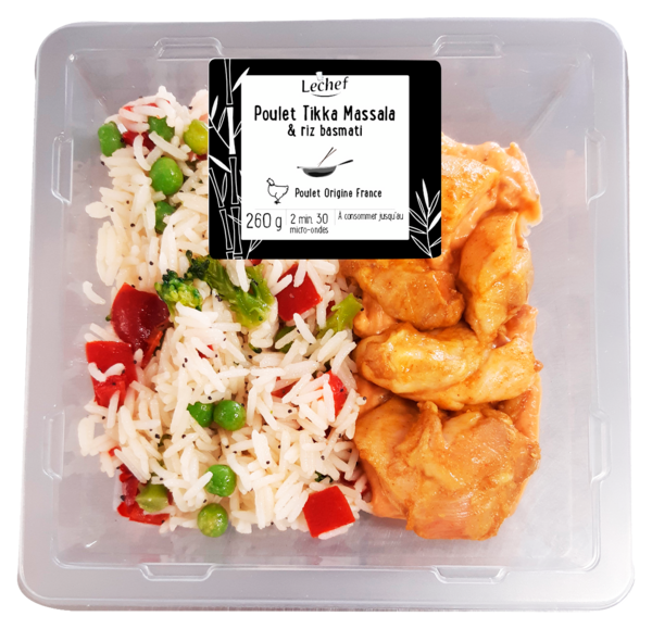  POULET TIKKA MASSALA  code EAN 3701222801273 