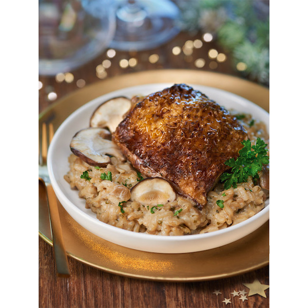 Chapon et risotto aux cèpes (a) 3701222801501 (3701222801501)