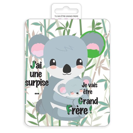  Irréversible Bijoux Carte à gratter annonce « Je vais être grand frère »   code EAN 3701231119154 