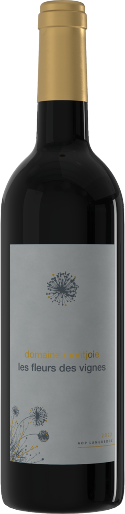 DOMAINE MONTJOIE - LES FLEURS DES VIGNES 2022 AOP LANGUEDOC
ROUGE code EAN 3701277109805 