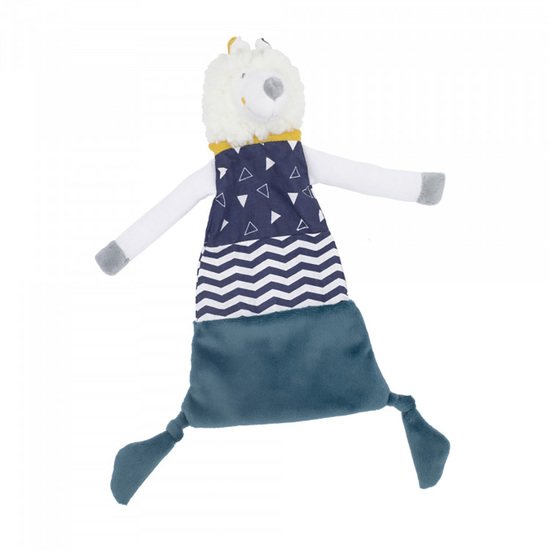  Trois Kilos Sept Doudou Lama M'Ours Blanc/Bleu  code EAN 3701322700254 