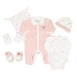 TROIS KILOS SEPT Kit Naissance Fleurs 0 Mois Rose code EAN 3701322715982 
