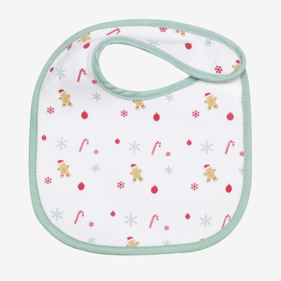  Trois Kilos Sept Lot de 2 bavoir Noël Blanc Naissance code EAN 3701322716774 