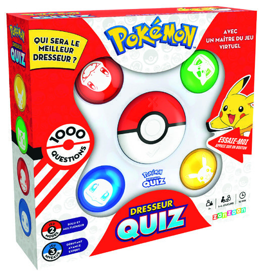 Pokemon DRESSEUR QUIZ code EAN 3701405800307 