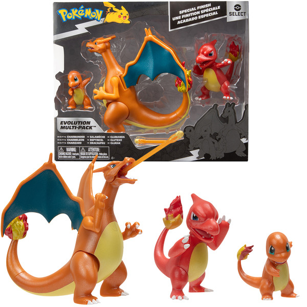 Pack figurines évolution Salamèche