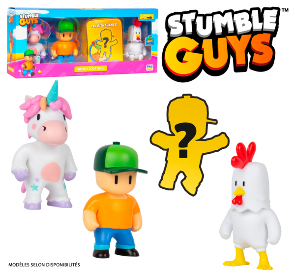  Pack De 4 Figurines Stumble Guys  code EAN 3701405822651 