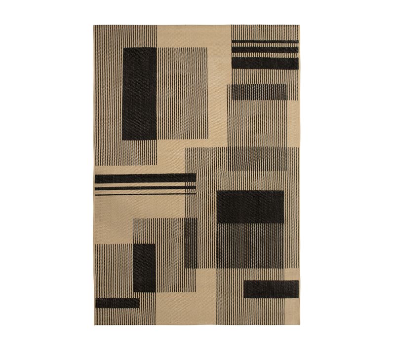  Tapis 160x230 cm MILO Beige/noir code EAN 3701448274745 