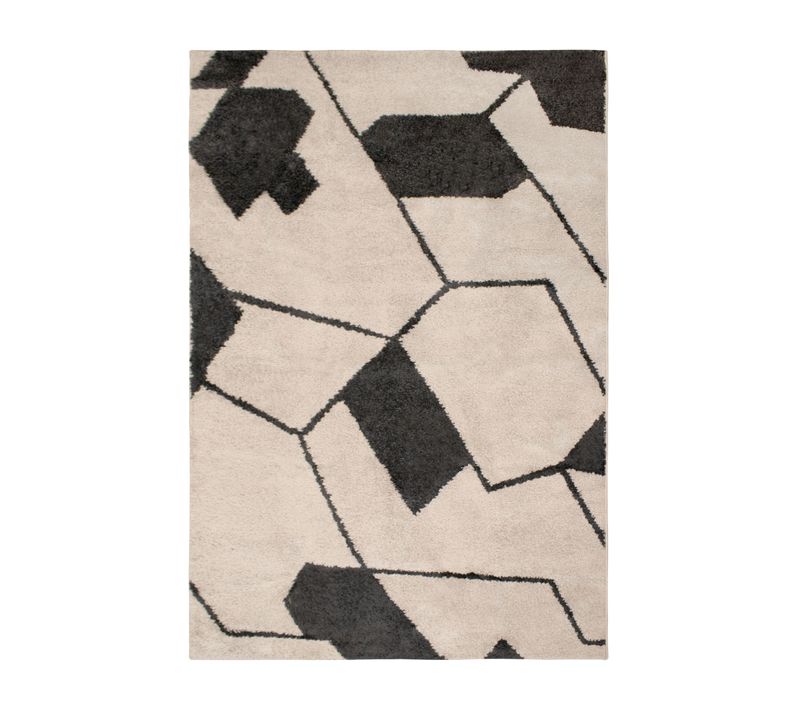  Tapis 160x230 cm GLITCH Ecru/anthracite code EAN 3701448275230 