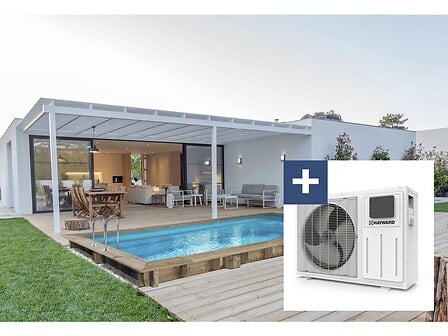 HABITAT ET JARDIN Piscine bois rectangle 