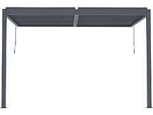 HABITAT ET JARDIN Pergola bioclimatique adossée...