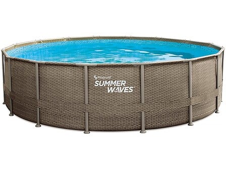 HABITAT ET JARDIN Piscine tubulaire 