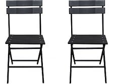 HABITAT ET JARDIN Lot de 2 chaises de jardin pliable en plastique "Tenerife" -  ... 3701577620970 HABITAT ET JARDIN