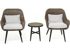 HABITAT ET JARDIN Salon de jardin en résine tré...