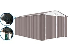 HABITAT ET JARDIN Garage métal 