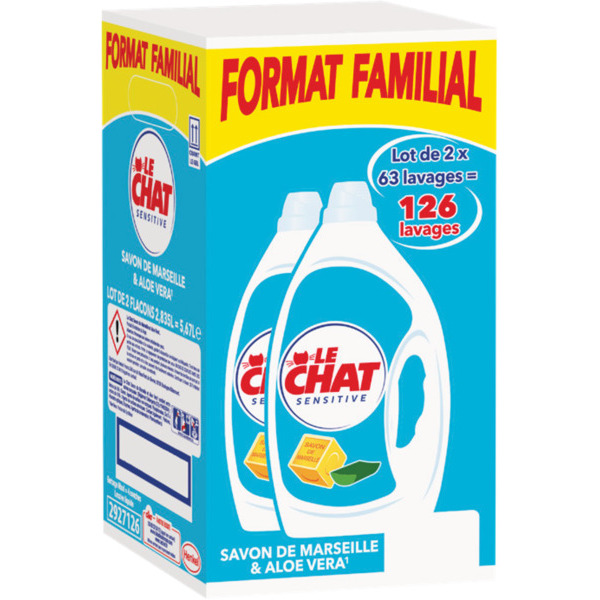 LESSIVE LIQUIDE SENSITIVE SAVON DE MARSEILLE & ...