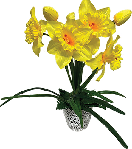  JONQUILLE EN POT - FLEURS ARTIFCIELLES code EAN 3701729102019 