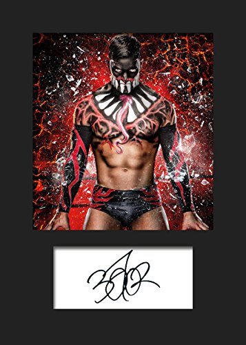 Finn Balor Wwe #1 Photo A5 imprimée signée de la catcheuse 3702453828824 FINN BALOR -  WWE