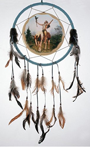 Grand capteur de rêve / Attrape rêve Indien - D...