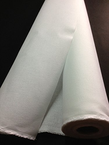 Toile point de croix AIDA 7.2 BLANC tissus brod...