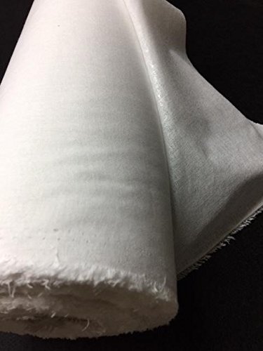 Toile Thermocollant PERCALE BLANC entoilage cot...