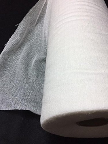 Toile LAINEE Thermocollant LAINEUSE BLANC entoi...