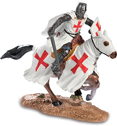 Figurine Chevalier Templier sur Cheval avec épée
