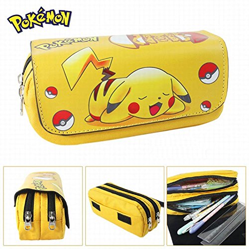 Trousse deux compartiments rentrée scolaire Pokemon Pikachu 3739333306622 Générique Trousse deux compartiments rentrée scolaire Pokemon Pikachu 3739333306622 Générique