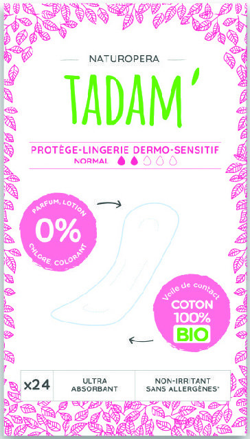  PROTECTIONS FÉMININES “TADAM’” code EAN 3760001764222 