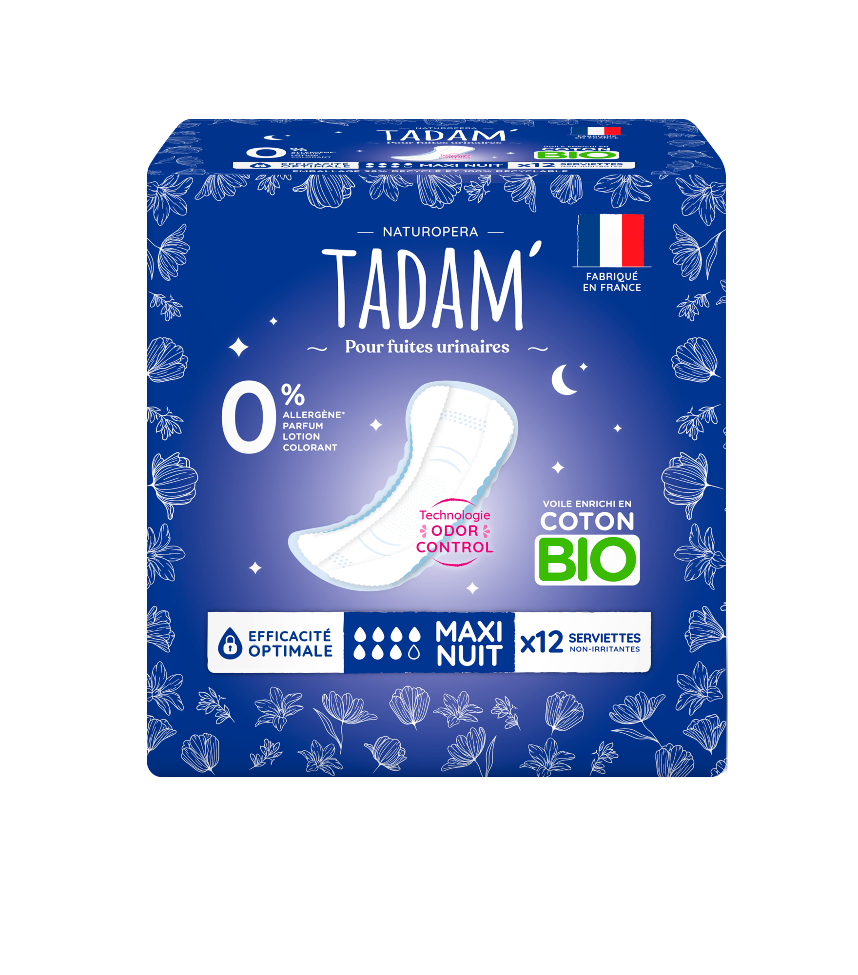 TADAM SERVIETTES HYGIÉNIQUE code EAN 3760001767810 