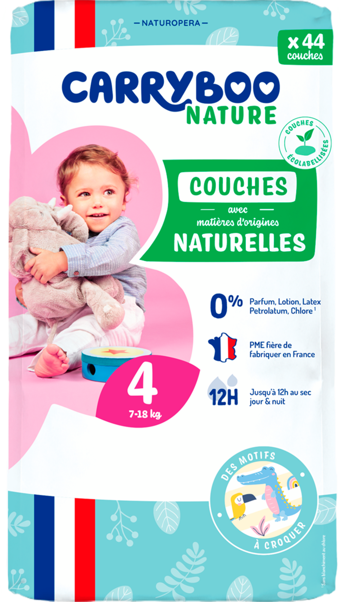 CARRYBOO COUCHES BÉBÉ NATURELLES code EAN 3760001769395 