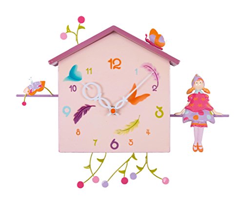 Alabonneheure horloge la fille et le papillon