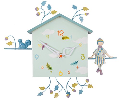 Alabonneheure horloge le garçon et l'ecureuil