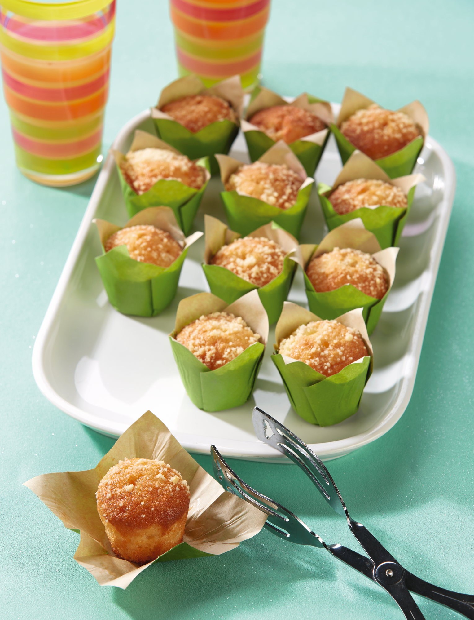 LES DÉLICES DES 7 VALLEES 8 Mini Muffins COEUR FONDANT pomme code EAN 3760008856463 