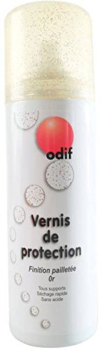 Bombe Vernis pailleté doré 125 ml