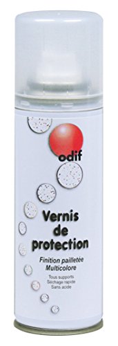 Vernis pailleté multicolore en spray Odif (125 ml)